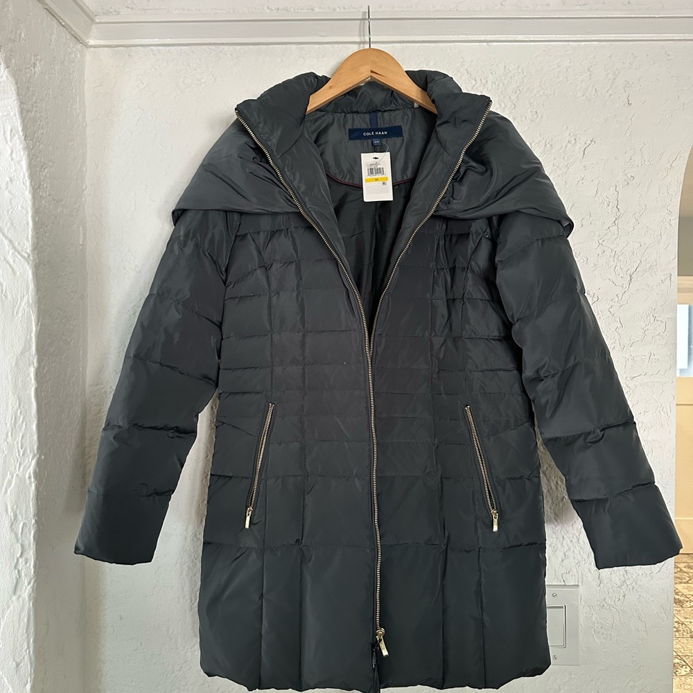 Cole Haan Slate Grey Down Jacket